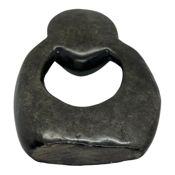 Vintage Shona Zimbabwe Hand Carved Stone Figural Man Abstract - Picture 7 of 10